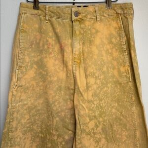 BDG Tie Dye Yellow High Waist Lantern Jeans, 28
